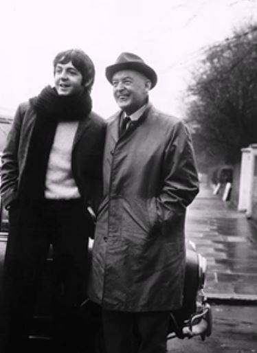 Jim Mac with his son Paul McCartney
